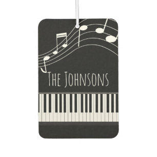 Ambientador Teclado piano y notas musicales