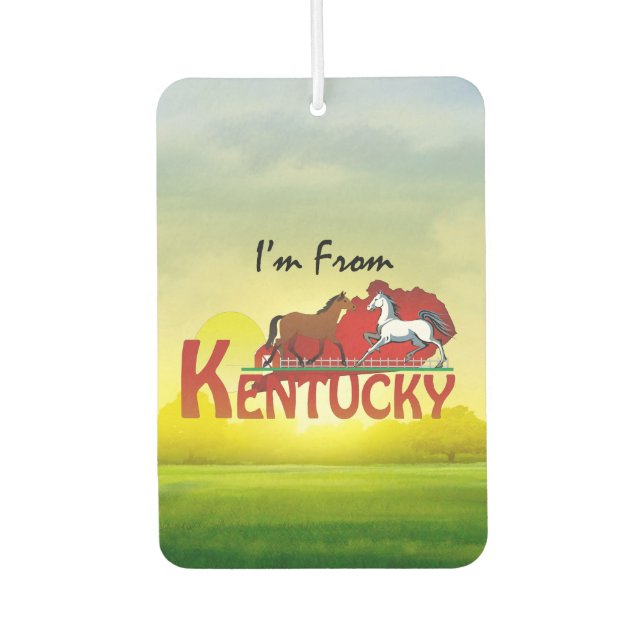Ambientador TEE I'm from Kentucky Air Freshener (Anverso)