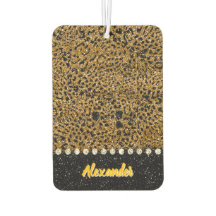 Ambientador Tejido de estampado de leopardo
