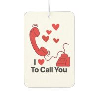 Teléfono rojo de amor - Ilustracion de llamadas re