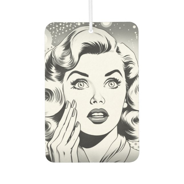 Ambientador tema/diseño retro popart (Anverso)