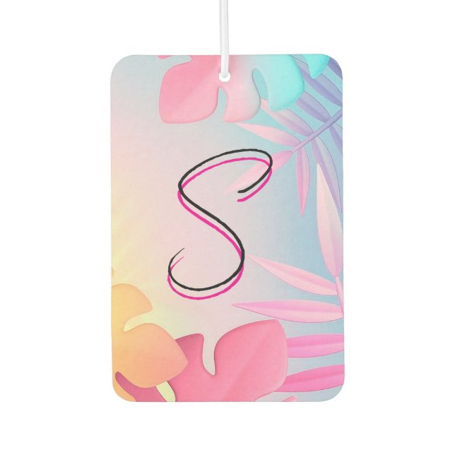 Ambientador Tema hawaiano personalizado (Anverso)