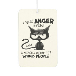 Ambientador Tengo Problemas de Ira Regalo Divertido para Amant