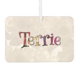 Ambientador Terrible colorido Divertido Floral Aire Freshener