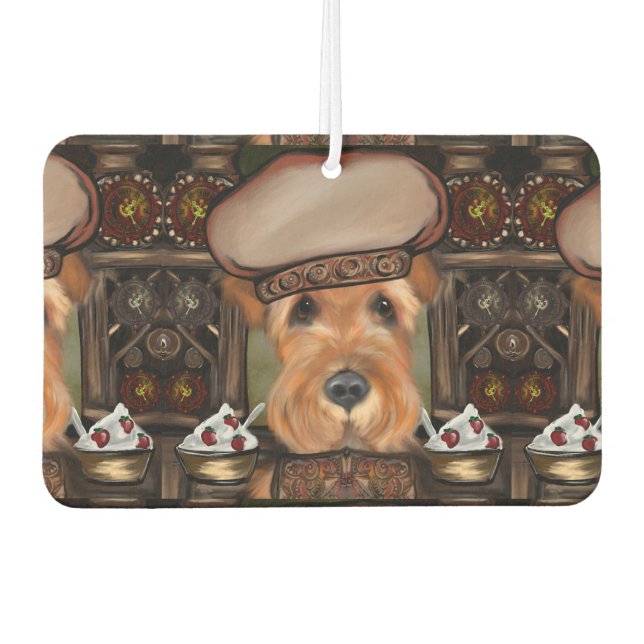 Ambientador Terrier Airedale  (Anverso)