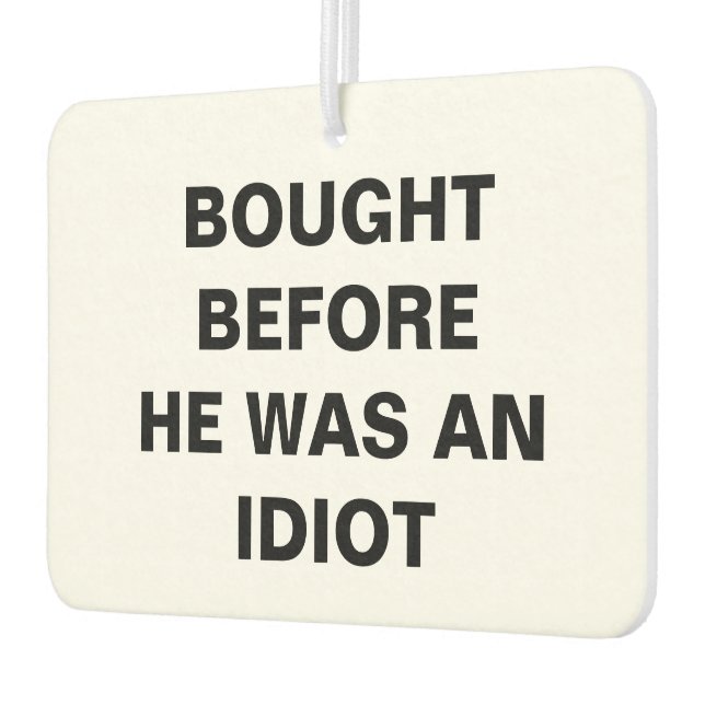 Ambientador Tesla - Comprado Antes De Ser Un Idiota (Izquierda)