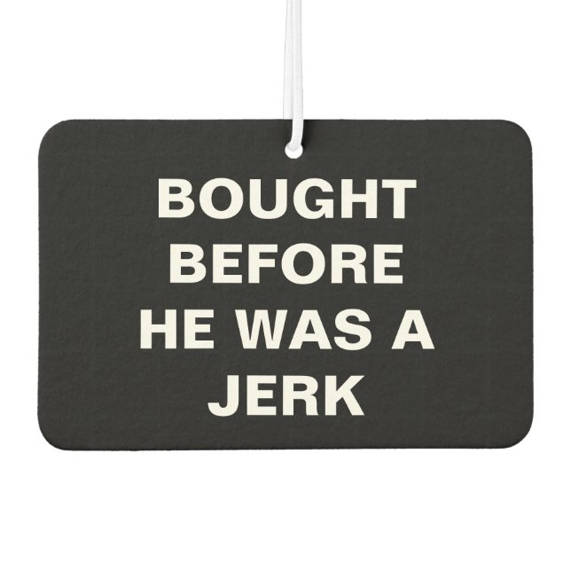 Ambientador Tesla - Comprado antes de ser un imbécil - negro (Anverso)