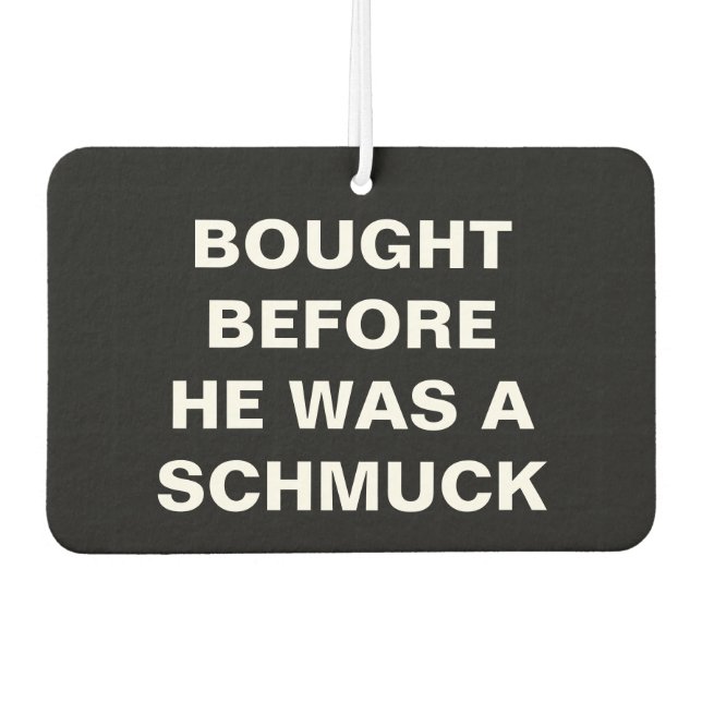 Ambientador Tesla - Comprado antes de ser un Schmuck - negro (Anverso)