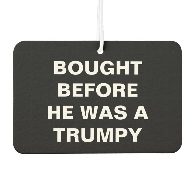 Ambientador Tesla - Comprado antes de ser un Trumpy - negro (Anverso)