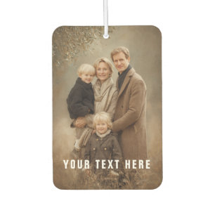 Ambientador Texto del personalizado 2 Foto Aire Freshener del