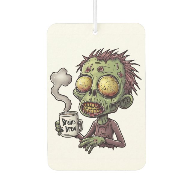 Ambientador Tiempo de Café Zombie (Anverso)