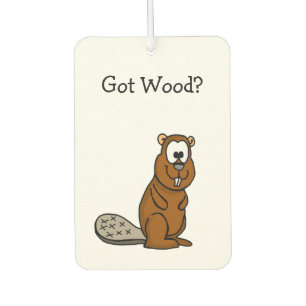 Ambientador ¿Tienes Wood? Beaver Air Freshener