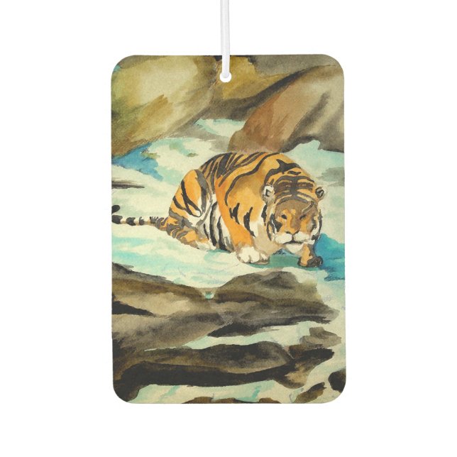 Ambientador Tigre acuarela (Anverso)
