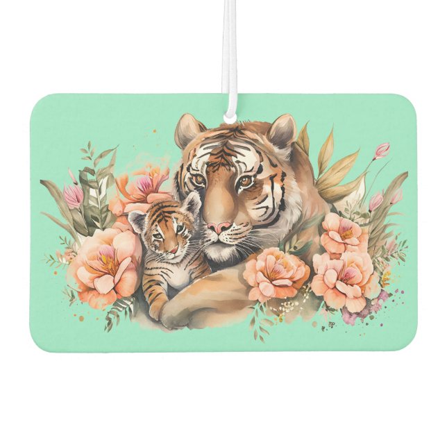 Ambientador Tigre y cachorro  (Anverso)