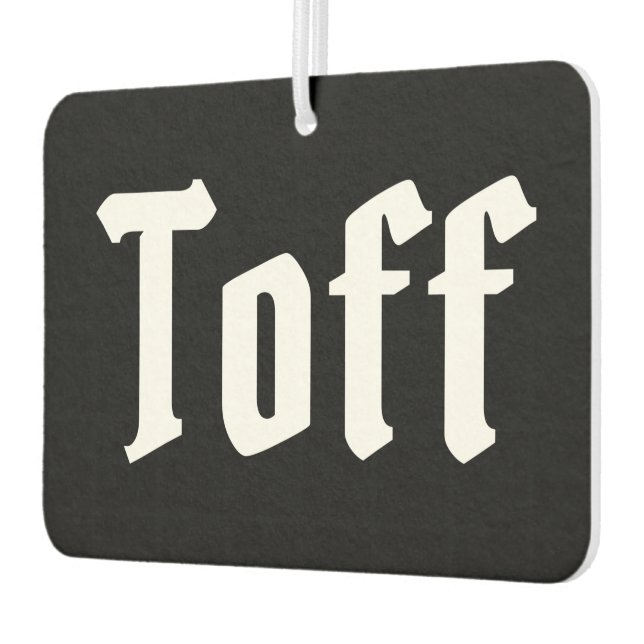 Ambientador Toff Air Freshener (Izquierda)