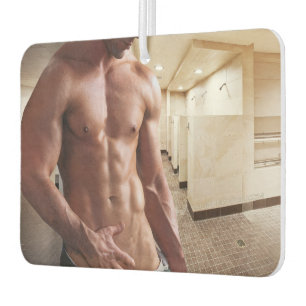 Ambientador Torso de hombre musculoso sin camiseta de Slippery