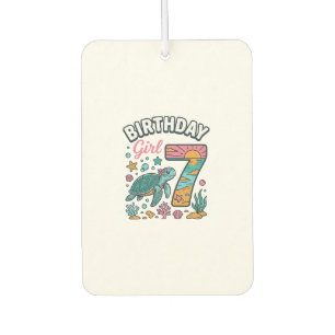 Ambientador Tortuga Marina Cumpleañera Diseño Vectorial 7º Cum