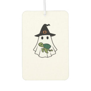 Ambientador Tortuga marina Halloween Fantasma Sombrero de Bruj