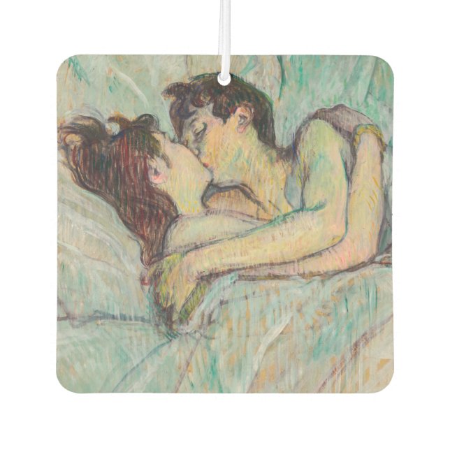 Ambientador Toulouse-Lautrec - En La Cama, El Beso (Anverso)