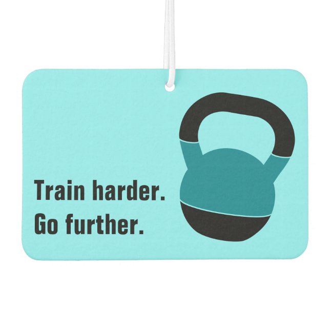 Ambientador Train Harder, Go Further - Electric Blue (Anverso)