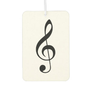 Ambientador Treble Clef Car Air Freshener