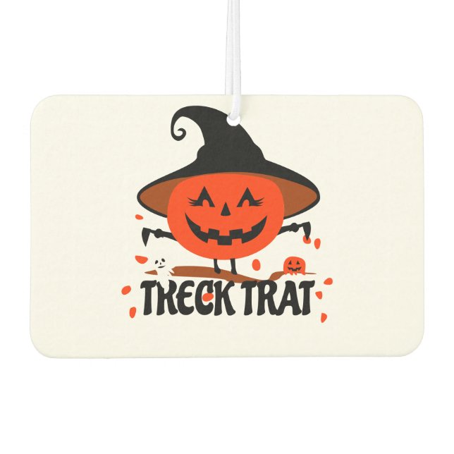 Ambientador Treck Trat Pumpkin Sonriente (Anverso)