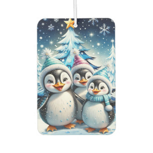 Ambientador Tres adorables pingüinos