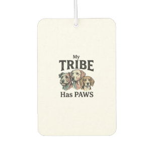 Ambientador Tribu de perros tiene patas diseño de grabado vint