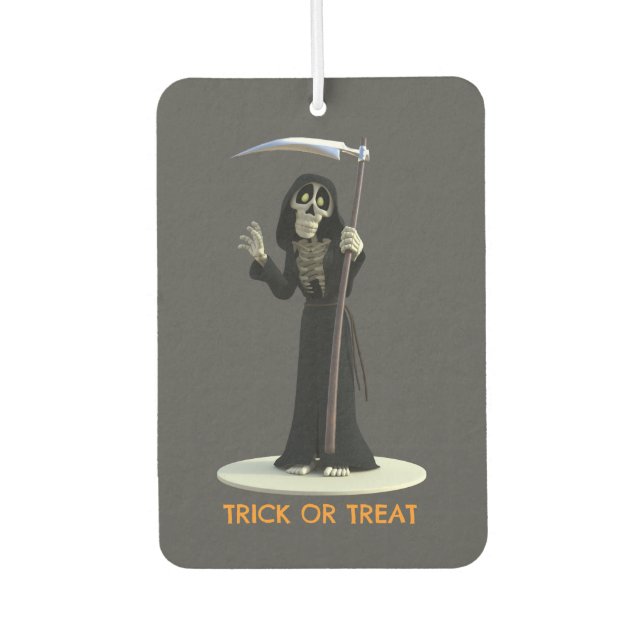 Ambientador Trick or Treat. Cartoon Grim Reaper (Anverso)