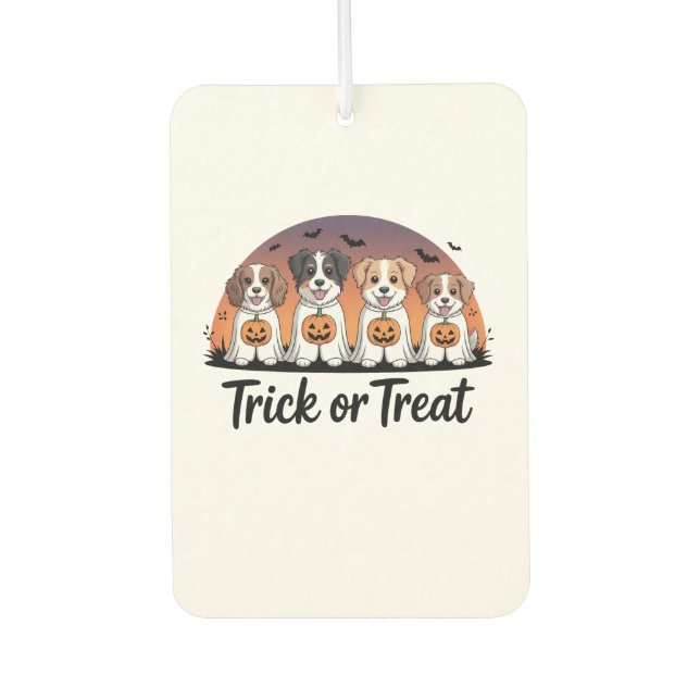 Ambientador Truco o trato Halloween (Anverso)