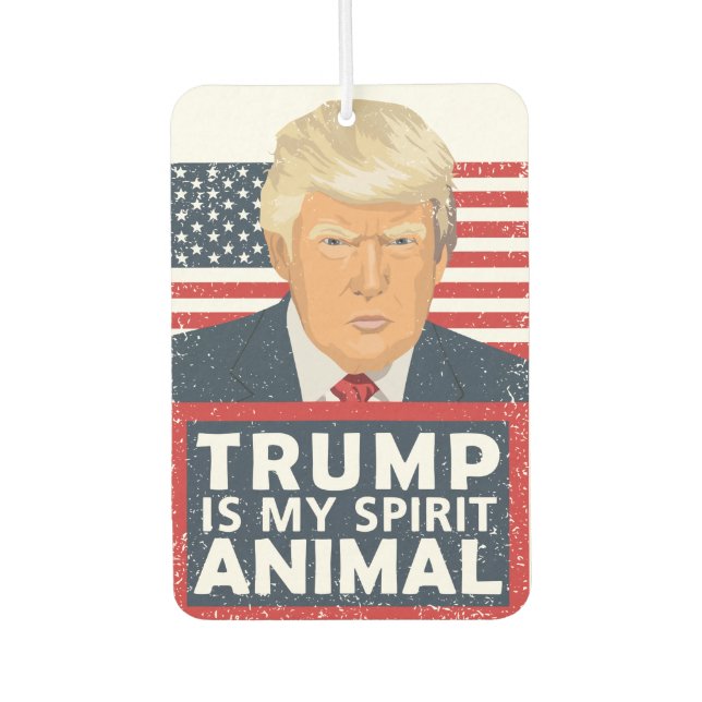 Ambientador Trump es gracioso para los animales de mi espíritu (Anverso)