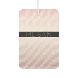 Ambientador Tu nombre | Delgado Rosa Ombre y franjas blancas