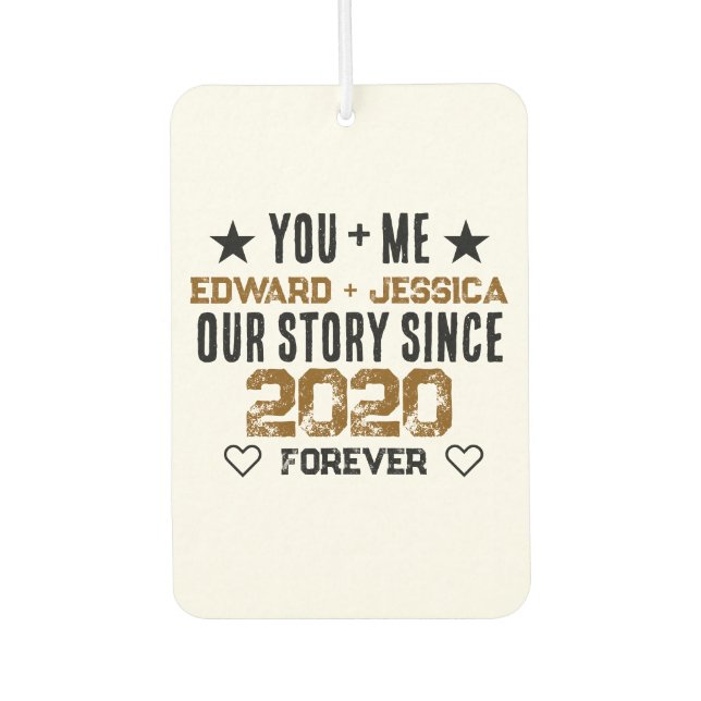 Ambientador Tú + Yo Nuestra Historia de Amor Relación Editable (Anverso)