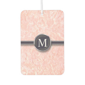 Ambientador Typewriter Button Monogram with Marbled Background