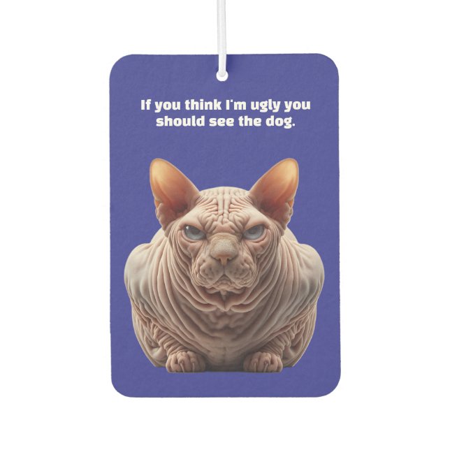 Ambientador Ugly Cat (Anverso)