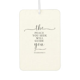 Ambientador Un coche de mensaje pacífico