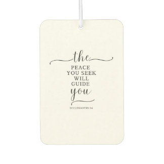 Ambientador Un coche de mensaje pacífico