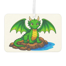 Ambientador Un pequeño dragón verde
