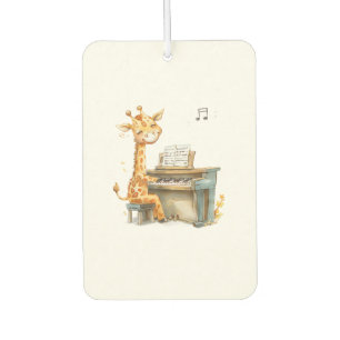 Ambientador Un Pequeño Giraffe Juega La Guitarra