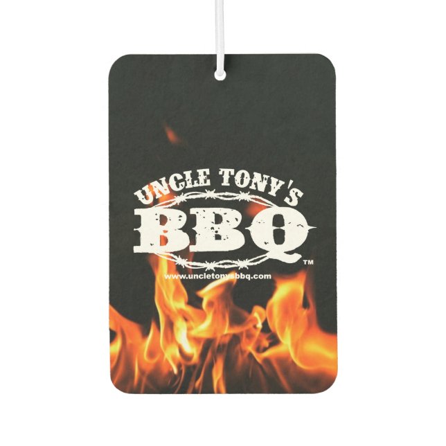 Ambientador Uncle Tony's BBQ Car Air Freshener (Anverso)