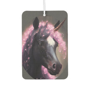 Ambientador Unicorn Black and Pink Fairy Fantasy Creature