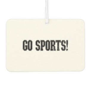 Ambientador ¡Vamos Deportes! Divertido Vintage Deportes Fanáti