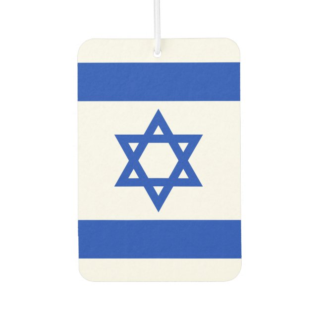 Ambientador Vehículo de bandera de Israel (Anverso)