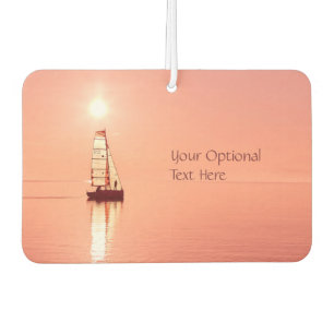 Ambientador Vela Away personalizado coche aire fresco