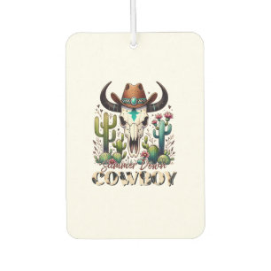 Ambientador Verano abajo Cowboy Cow Skull cactus occidental