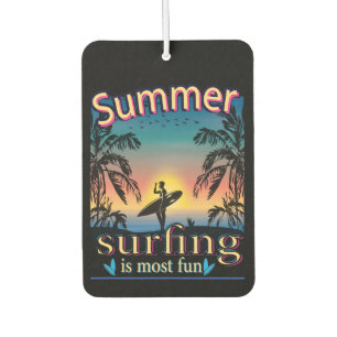 Ambientador Verano - El Surf Es Lo Más Divertido Del Aire Fres