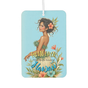 Ambientador Viaje de estilo vintage en Hawái Honolulu Hula Chi
