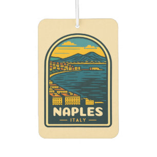Ambientador Viaje de Vintage Nápoles Italia Retro Scenic Coast