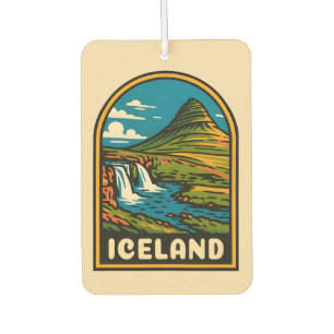 Ambientador Viaje retro vintage paisajismo Islandia
