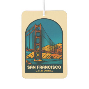 Ambientador Viaje Vintage Puente Golden Gate de San Francisco